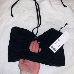 Never worn before - Urban Outfitters black crop top